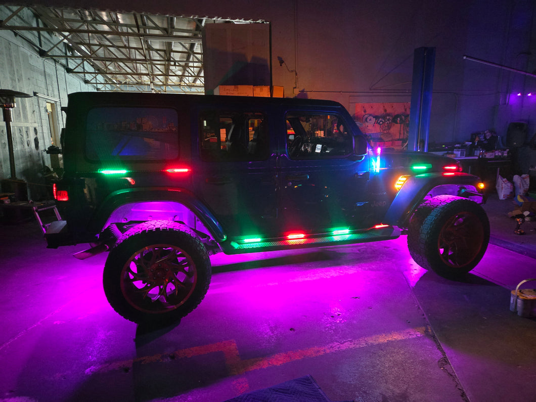 12 piece color chasing Rockligjt